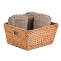 Honey-Can-Do Honey-Can-Do STO-02885 banana leaf basket large square; natural / brown STO-02885